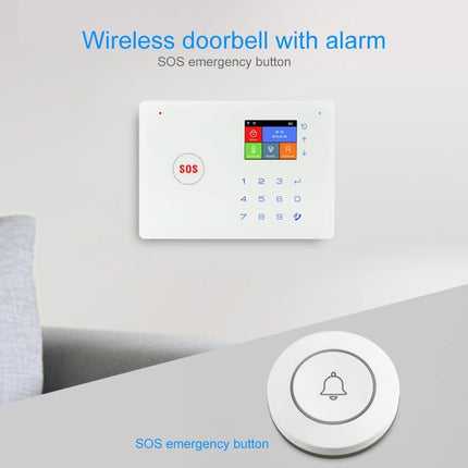 Anti-Theft Wireless Doorbell Button Alarm - Compact