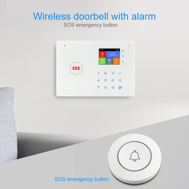 Anti-Theft Wireless Doorbell Button Alarm - Compact