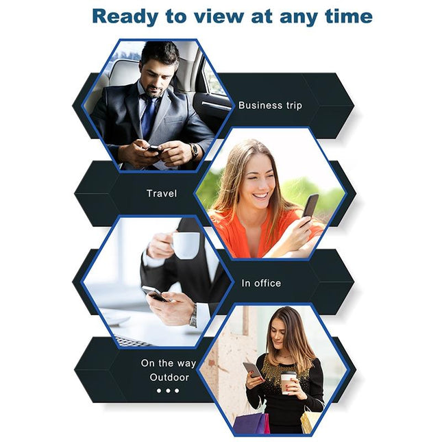 Smart Wifi Video Doorbell With Night Vision & Motion Detection - 2-Way Intercom - 32Gb Sd Card - Black