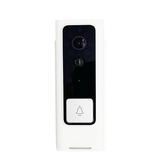 Smart Wifi Video Doorbell With Motion Detection & Two-Way Intercom - White