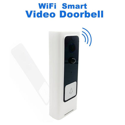 Smart Wifi Video Doorbell With Motion Detection & Two-Way Intercom - White