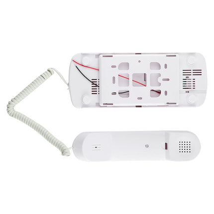 High-Definition Wired Intercom Doorphone - Two-Way Communication White