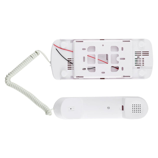 High-Definition Wired Intercom Doorphone - Two-Way Communication White