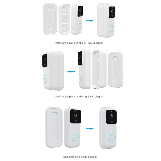 Smart Wifi Video Doorbell With App Control & Pir Detection - 720P