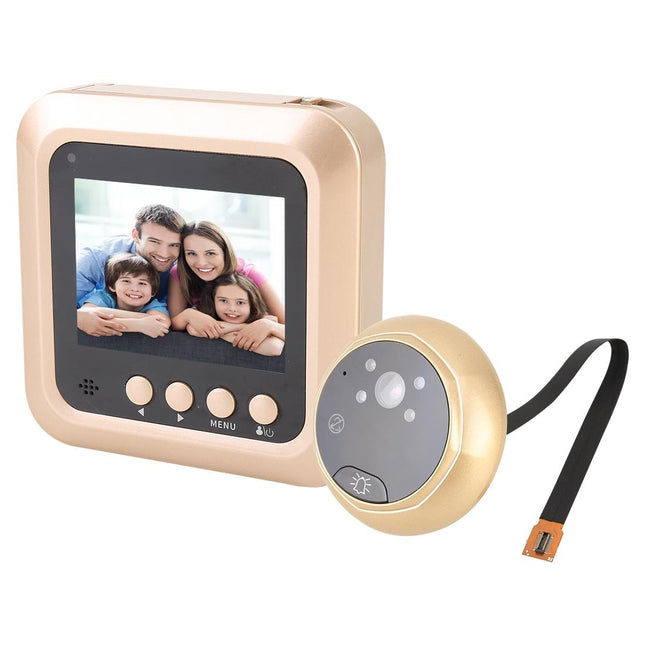 Smart Wifi Video Doorbell With Night Vision Motion Detection Video Message & Multi-Languages - 32Gb Tf Card