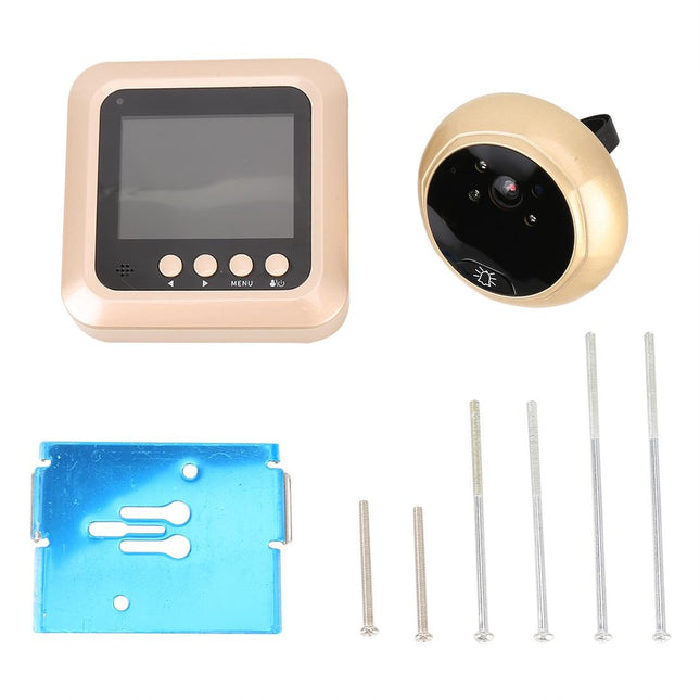 Smart Wifi Video Doorbell With Night Vision Motion Detection Video Message & Multi-Languages - 32Gb Tf Card