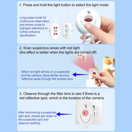 Anti-Candid Infrared Camera Detector For Hotel Monitoring