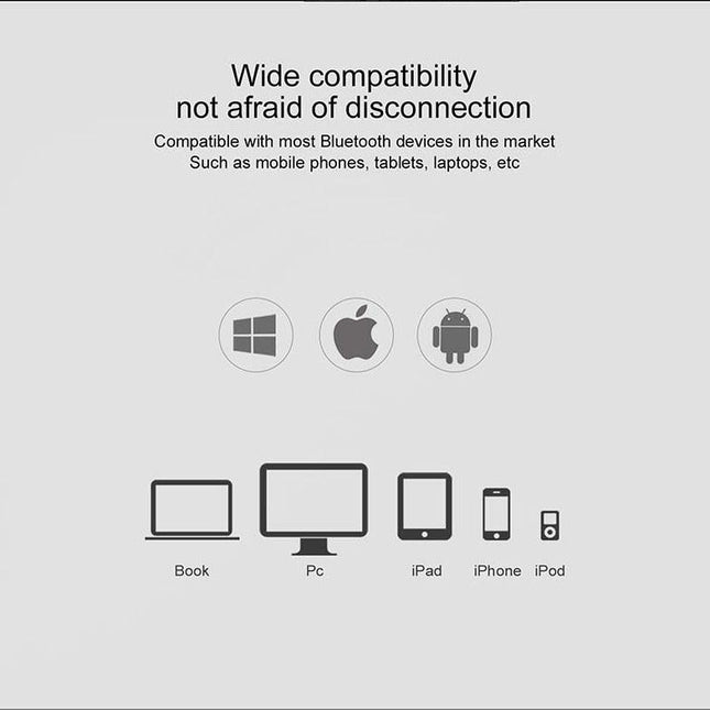 Wireless Bluetooth Earphone - Business Style Ear-Hanging