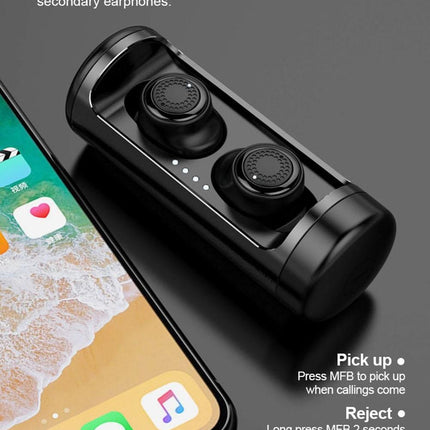 Waterproof Q63 Tws Wireless Earbuds With 3D Stereo Sound And Charging Case