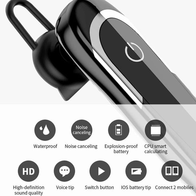 Waterproof Bluetooth Earphone With Noise Cancelling